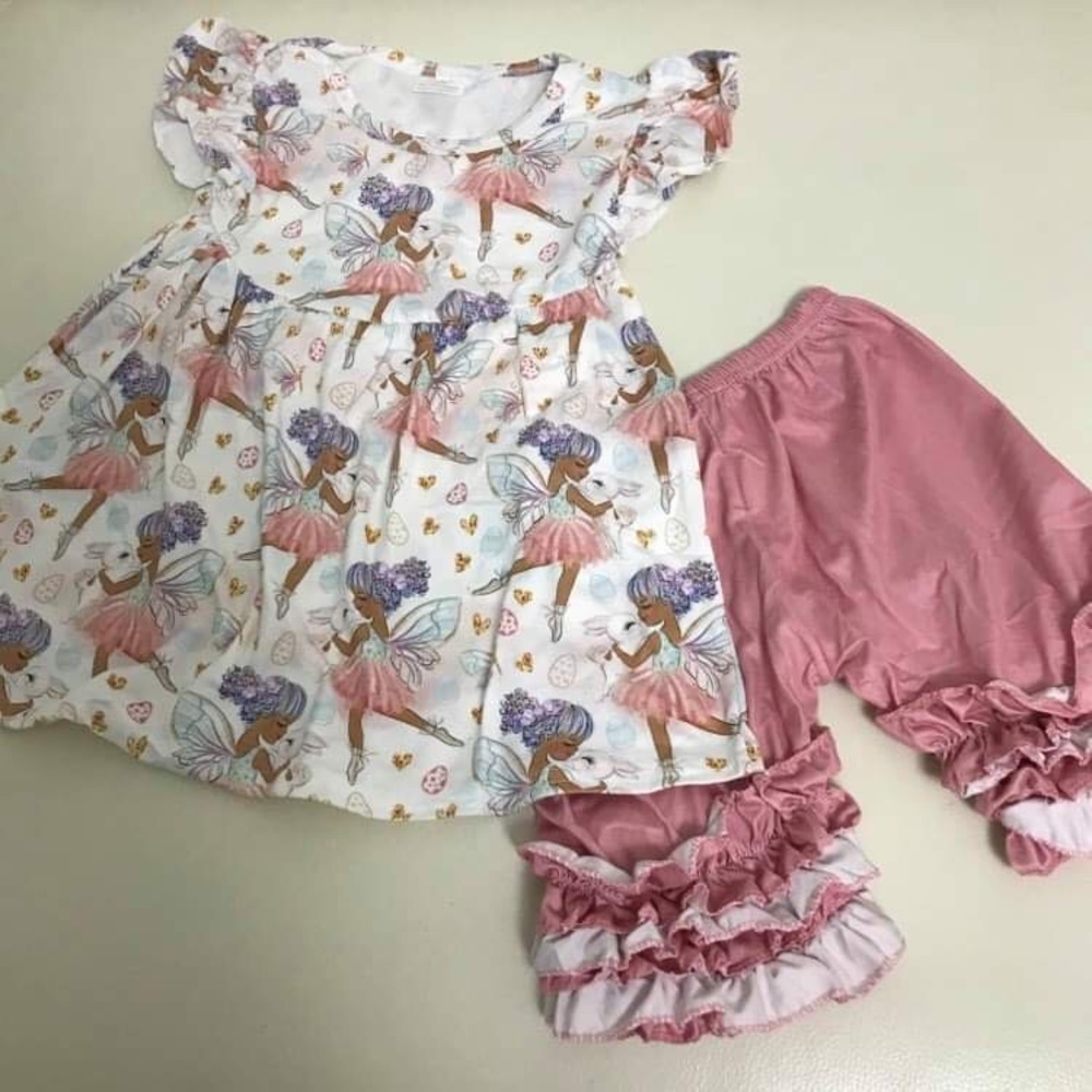 Fairy ballerina ruffle shorts set - Picture 5 of 7